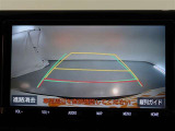 バックガイドモニターで、後方を確認しながら安心して駐車することができます。運転初心者も熟練者も必須の機能ですよ!