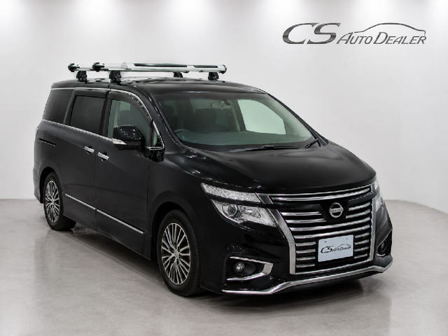 エルグランド 3.5 VIP 4WD サンルーフ 黒本革 全周囲モニター