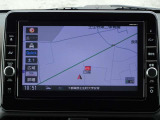 【ナビ】メモリーナビ(MM318D-L)付きです。目的地を設定すれば初めての場所でも簡単に行くことができます。もちろん音楽だって聴けちゃいます♪