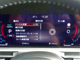 大きくて視認性の良いメーター。