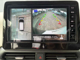 バック時に自車の真後ろの映像&上から見下ろした映像を映してくれますのでラクラク駐車が可能です(^_^)-☆