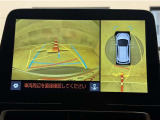 真上から見下ろしたような視点で車とその周囲を確認出来る画面と、車両後方を映し出すバックモニター画面の2つを表示してくれます。