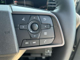 ハンドルスイッチで車両設定・オーディオの選曲や音量調整などが出来、安全性もアップ。