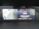 サブモニターのバックカメラの画像。