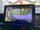 【パノラミックビューモニター】専用のカメラにより、上から見下ろしたような視点で360度クルマの周囲を確認することができます☆死角部分も確認しやすく、狭い場所での切り返しや駐車もスムーズに行えます。
