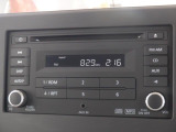 オーディオはAM・FMラジオ・CDが使えます。快適ドライブの強い味方です!