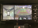 全方位モニターは、前後左右4か所に設置したカメラの映像を合成し、車を真上から見ているような俯瞰映像を画面に映し出すシステムです!