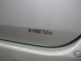 最大積載量は750kgとなっております☆