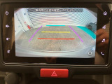 【バックモニター】ガイドライン表示機能付きバックカメラ装着車です。バックでの駐車時など後方の安全確認ができて安心安全です♪