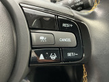 アクセルから足を離しても設定したスピードを保ち走行し、高速道路での疲労軽減に役立つクルーズコントロール付きです!