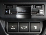 非常時やキャンプなどに役立つAC100Vコンセント付きです。ETCも装備してます。