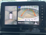 全方位カメラを装備!四方のカメラでまるで上から見たような画像で駐車をサポートします。バックカメラもガイドライン付です。安全のため、目視も忘れずに。。