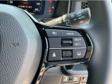 Hondaセンシングの機能のひとつ、アダプティブクルーズコントロール付!アクセルから足を離しても設定したスピードと前車との車間を保ち走行してくれます!車線維持もアシスト☆高速道路で疲労軽減ですね☆