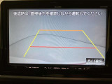バックカメラ付きです。モニターでリヤが確認できるので安心ですね!