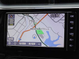 何処へでも行きたい場所へ、安心のトヨタ純正メモリーナビを装備しています。