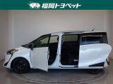 両側パワースライドドア付きだから、狭い駐車スペースなどでの 乗り降りラクラク!小さなお子さまのいるご家庭には嬉しい装備。