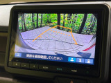 【バックカメラ】駐車時に後方がリアルタイム映像で確認できます。大型商業施設や立体駐車場での駐車時や、夜間のバック時に大活躍!運転スキルに関わらず、今や必須となった装備のひとつです!