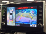 【パノラミックビューモニター】専用のカメラにより、上から見下ろしたような視点で360度クルマの周囲を確認することができます☆死角部分も確認しやすく、狭い場所での切り返しや駐車もスムーズに行えます。