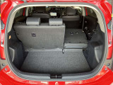 後席右側可倒状態