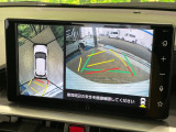 【パノラマモニター】専用のカメラにより、上から見下ろしたような視点で360度クルマの周囲を確認することができます☆死角部分も確認しやすく、狭い場所での切り返しや駐車もスムーズに行えます。