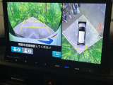 【マルチビューカメラシステム】専用のカメラにより、上から見下ろしたような視点で360度クルマの周囲を確認することができます☆死角部分も確認しやすく、狭い場所での切り返しや駐車もスムーズに行えます。