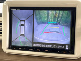 【全方位モニター用カメラ】専用のカメラにより、上から見下ろしたような視点で360度クルマの周囲を確認することができます☆死角部分も確認しやすく、狭い場所での切り返しや駐車もスムーズに行えます。