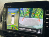 【アラウンドビューモニター】専用のカメラにより、上から見下ろしたような視点で360度クルマの周囲を確認することができます☆死角部分も確認しやすく、狭い場所での切り返しや駐車もスムーズに行えます。