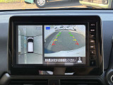 アラウンドビューモニターも付いているので、車庫入れもスムーズにできます。