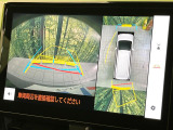 【パノラミックビューモニター】専用のカメラにより、上から見下ろしたような視点で360度クルマの周囲を確認することができます☆死角部分も確認しやすく、狭い場所での切り返しや駐車もスムーズに行えます。