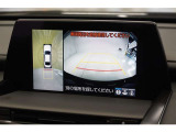 【全方位カメラ】 車の前後左右に取り付けられたカメラで、視線やバックモニターでは死角となる前方や真横も確認できます。狭い駐車スペースもスムーズに駐車できます。