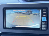 【 バックカメラ 】駐車が苦手な方でも映像で後方の安全確認もしっかり♪見えない死角の部分や距離感などモニター確認することが可能です!//