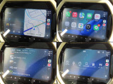スマホ連携機能のAppleCarplayとAndroidAutoに対応!車の画面から対応アプリを操作できます!快適にナビアプリをお使いください!YoutubeMusic、Spotifyも便利!