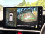 【パノラミックビューモニター】専用のカメラにより、上から見下ろしたような視点で360度クルマの周囲を確認することができます☆死角部分も確認しやすく、狭い場所での切り返しや駐車もスムーズに行えます。