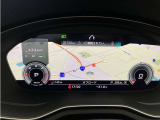 バーチャルコックピットはメーター部分で地図などを見ることも可能です