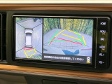 【パノラミックビューモニター】専用のカメラにより、上から見下ろしたような視点で360度クルマの周囲を確認することができます☆死角部分も確認しやすく、狭い場所での切り返しや駐車もスムーズに行えます。