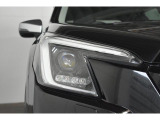 LEDヘッドランプは白色または青白い光を放ちます。夜間でも遠くまで見通しが良くなり、道路標識や歩行者をより早く認識できます。