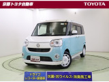ツートンで丸みを帯びた可愛いデザイン。室内スペースの広さと燃費の良さが人気の【ムーブキャンパス】。バンパーモールなどメッキ加飾で上質感がプラスされたメイクアップバージョンです。この車は車検整備付きです