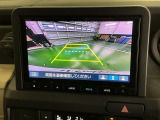 バックモニター付きで、車庫入れやバック時の後方確認をサポート。