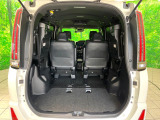 普段のお買い物や通勤、送迎等に十分な荷室スペースを確保しております。セカンドシートを倒すと、大きな荷物の積載も可能です♪
