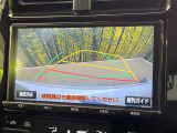 【バックカメラ】駐車時に後方がリアルタイム映像で確認できます。大型商業施設や立体駐車場での駐車時や、夜間のバック時に大活躍!運転スキルに関わらず、今や必須となった装備のひとつです!