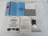 取扱説明書、メンテナンスノートが揃っています。スマートキーは、カギを取り出す手間がなく施錠開錠・エンジン始動ができる便利なキーです。