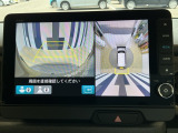 フロント・サイド・バック・全周囲カメラ付きで広範囲の確認が出来ます!スムーズな駐車・車庫入れをサポートいたします!