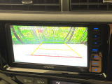 【バックカメラ】駐車時に後方がリアルタイム映像で確認できます。大型商業施設や立体駐車場での駐車時や、夜間のバック時に大活躍!運転スキルに関わらず、今や必須となった装備のひとつです!
