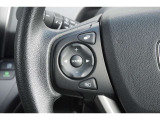 オーディオの音量調節が可能です!ハンドルにスイッチがついているので、運転中で目線を下げずに気軽にできちゃいます♪