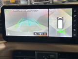 【アラウンドビューモニター】車を上から見下ろしているかのような映像で周囲の状況がひと目で確認、狭い駐車場に駐車するときも安心です♪