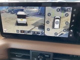 3Dビュー機能付。駐車場などで、周囲の状況が直感的にわかる立体的映像を表示しますので、安心して発進できます。