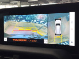 【パノラミックビューモニター】専用のカメラにより、上から見下ろしたような視点で360度クルマの周囲を確認することができます☆死角部分も確認しやすく、狭い場所での切り返しや駐車もスムーズに行えます。