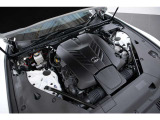 5.0L V型8気筒DOHC、477ps/55.1kgm、全長&times;全幅&times;全高mm 4770&times;1920&times;1350mm、車両重量 2050kg