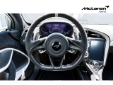 MSO Defined ブラック アルカンターラ ステアリングホィール センターストライプ (By McLaren インテリア)
