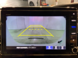 リアカメラ付で、後方をナビ画面で確認。車庫入れも安心です。もちろん、バックギアと連動しています。